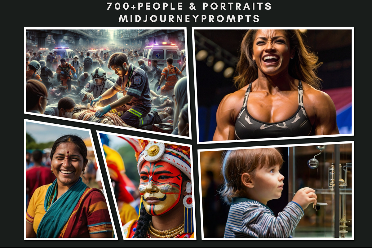 800 MJ Prompts People Portraits Ai, a Graphic by AtacanDigital (Photo 6 of 6)