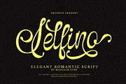 Selfino Script, a Script Font by Madjack.font (Thumbnail 1 of 12)
