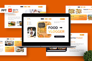 Food Vlogger - Culinary Powerpoint, a Presentation Template by Deepslide Studio (Thumbnail 1 of 6)