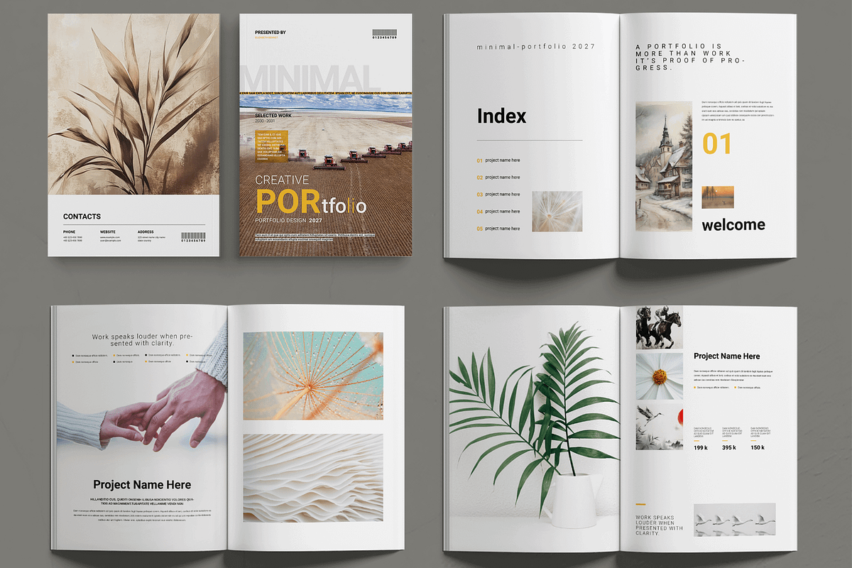 Portfolio Layout Template, a Brochure Template by MightyDesign (Photo 2 of 12)