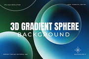 3D Gradient Sphere Backgrounds, a Background Graphic by Pitchlook.Studio (Thumbnail 2 of 2)