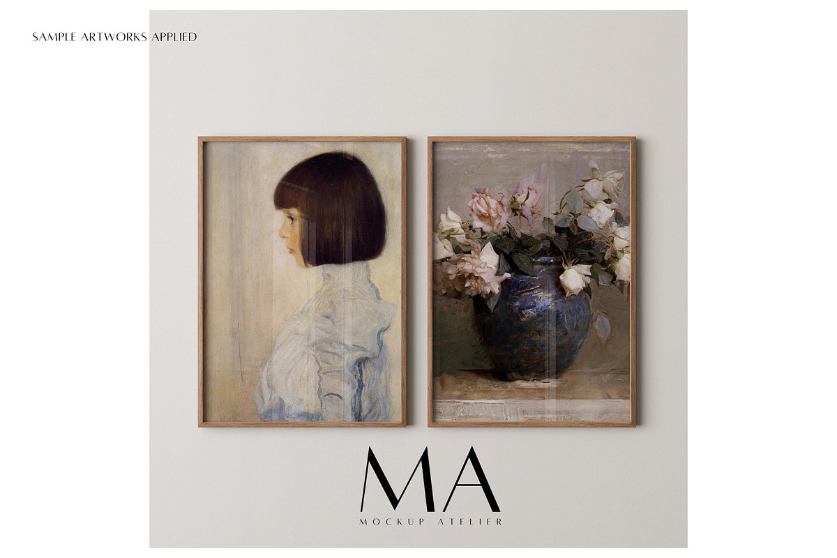 Close Up 2 Frames Mockup Bundle, a Household Mockup by Mockup Art Atelier (Photo 12 of 20)