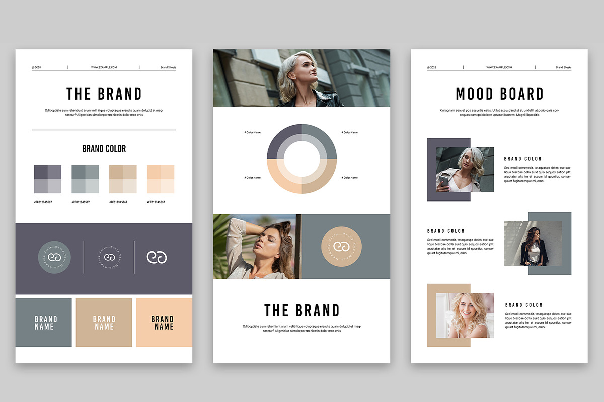Brand Sheets Layout, an UI Kit Template by CreativeShaper (Photo 3 of 4)