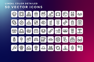 Summer icons, an Outline Icon by Wencory