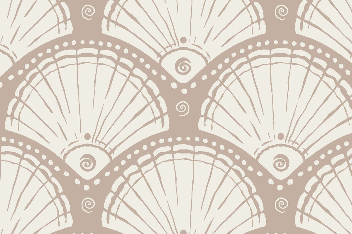 Seashells - Patterns and elements, a Pattern Graphic by Leksart (Photo 8 of 10)