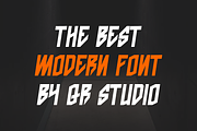 Skengos - Funky & Punk Font, a Sans Serif Font by QR Design Studio (Thumbnail 3 of 6)