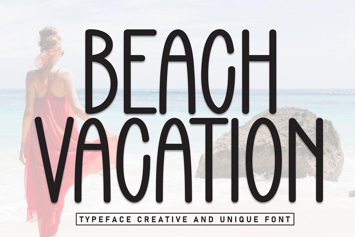 Beach Vacation | Script Font, a Script Font by Scratchones (Photo 1 of 8)