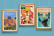 Travel posters. Part 7., an Illustration by Red Monkey (Thumbnail 5 of 14)