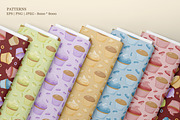 Pastries Bakery Clipart & Pattern, a Food Illustration by Vaniuta_Art (Thumbnail 8 of 13)