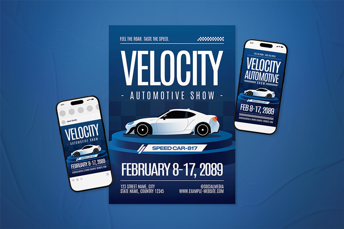 Auto Show Event Flyer Set, a Flyer Template by The Good Store (Photo 1 of 2)