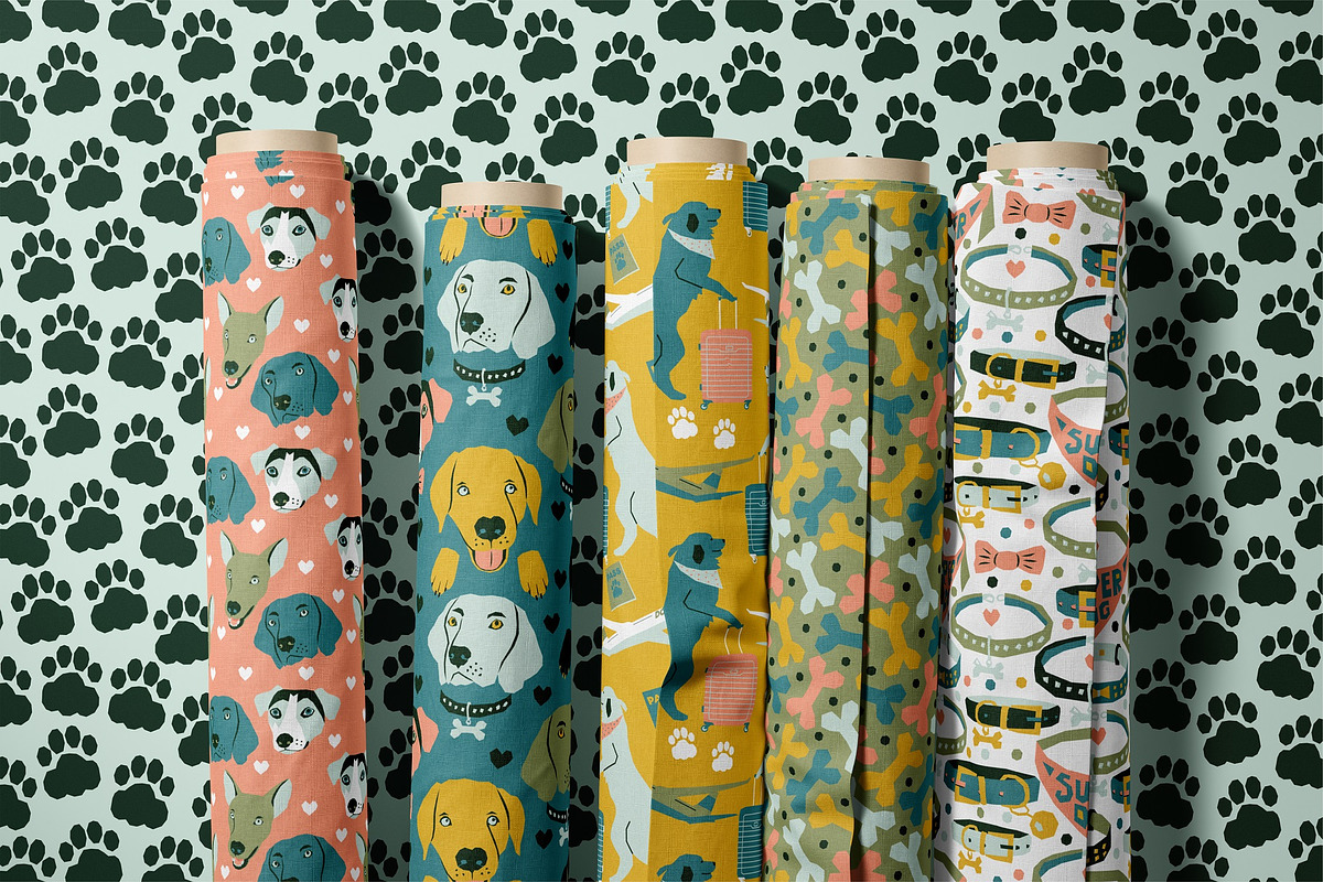 Dogs Life Patterns & Characters, a Pattern Graphic by MarynArts (Photo 3 of 5)