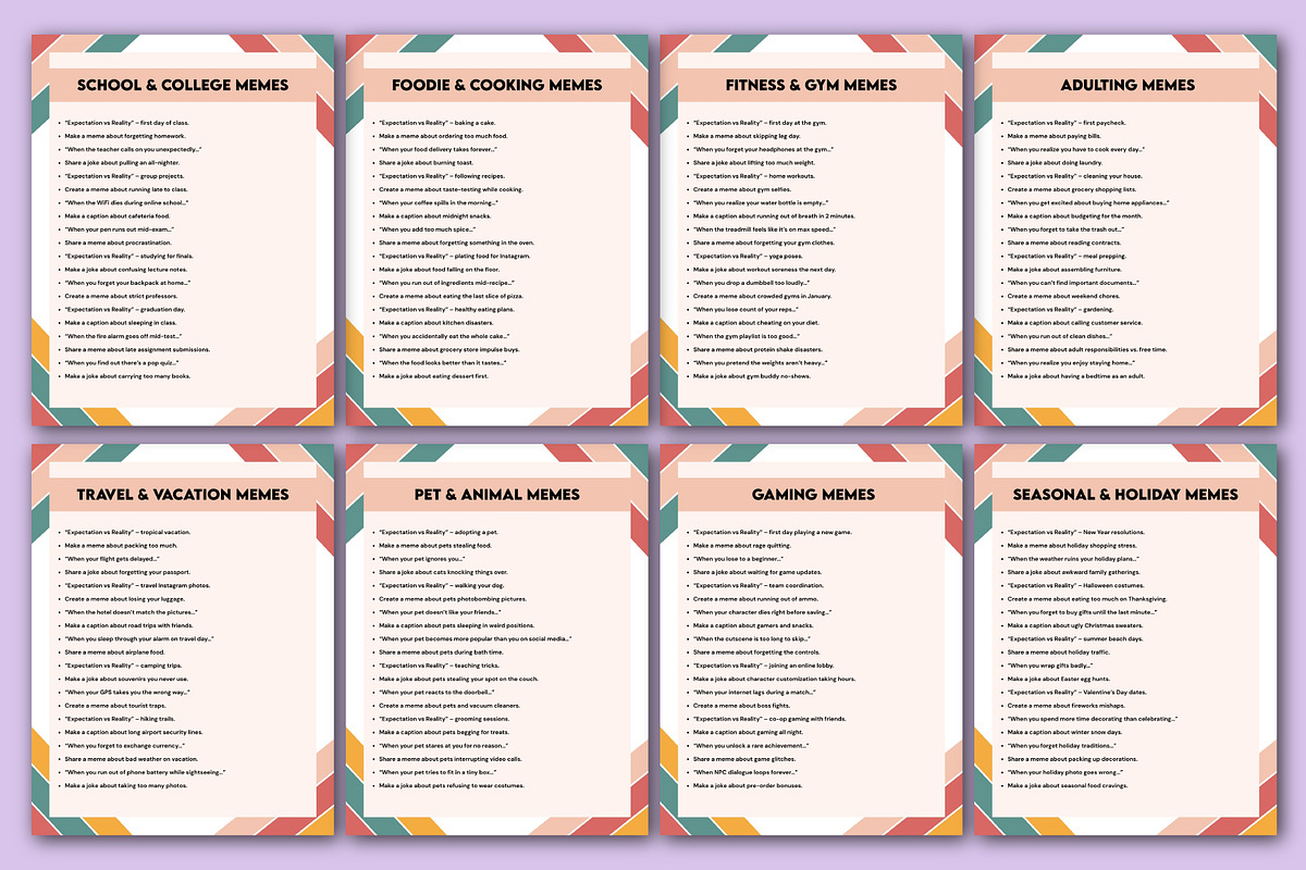 1000+ Meme & Fun Prompt Book preview 4