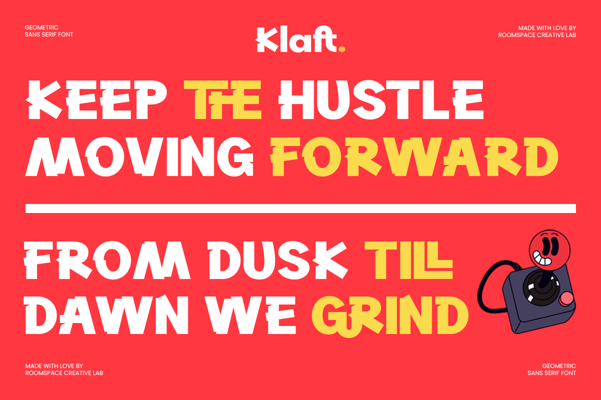 Klaft – Modern Bold Sans Serif Font, a Sans Serif Font by roomspace creative lab (Photo 11 of 14)