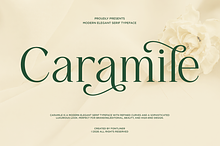Caramile - Classy Elegant Serif Font