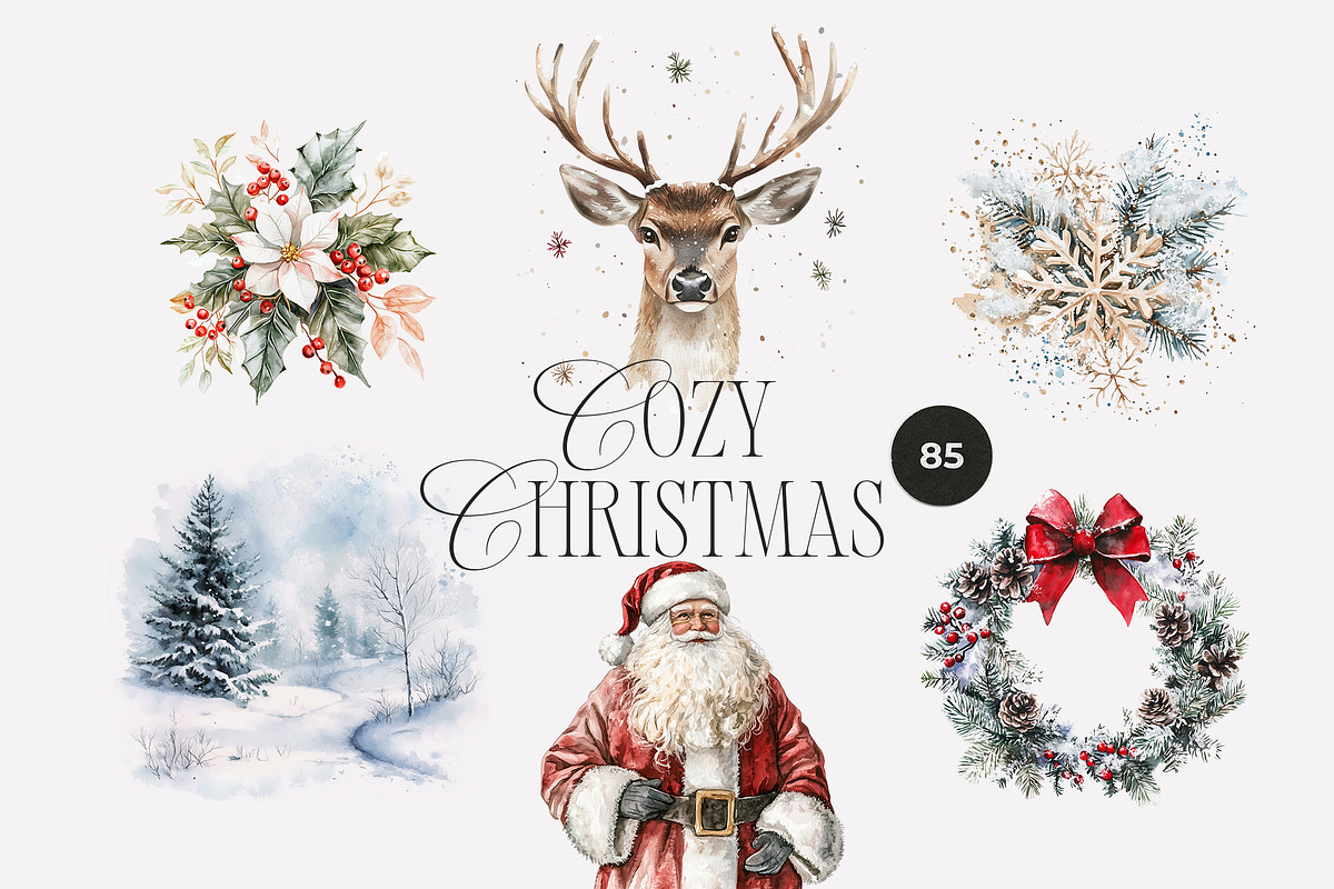 CHRISTMAS BUNDLE (1,000+), an Object Graphic by Lana Elanor (Photo 6 of 9)