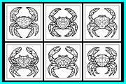 Stained Glass Crab Coloring Pages, an Animal Illustration by protabsorkar11 (Thumbnail 2 of 6)
