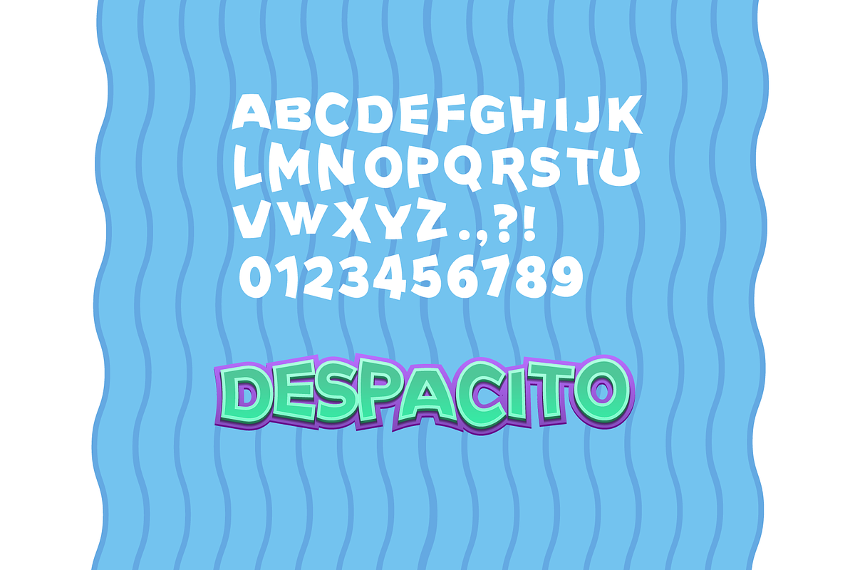 DESPACITO - Display Bold Font preview 7