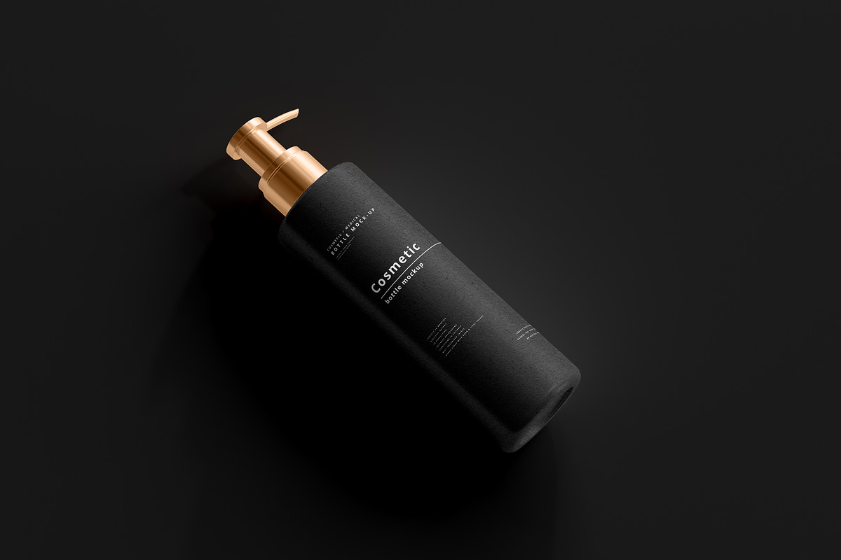 Dark Cosmetic Branding Mockups, a Cups & Container Mockup by pmvch (Photo 60 of 86)