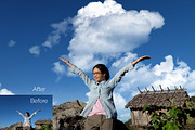 50 Single Clouds Photo Overlays preview 5