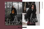 Always Love - Handwritten Font, a Script Font by Ian Irwanwismoyo (Thumbnail 1 of 7)