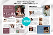 Skincare Canva Newsletter Template, an Email Template by PixelCraft (Thumbnail 2 of 16)