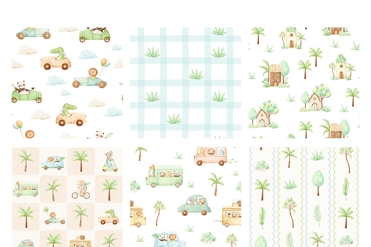 Safari Friends, adventures animals, an Animal Illustration by polikarpovaart (Photo 11 of 24)