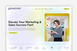 Edge Point – Marketing WP Theme, a WordPress Template by Your Theme Shop