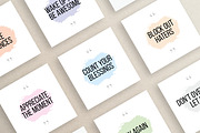 100 Instagram Quotes Pack, a Social Media Template by rix_designs (Thumbnail 6 of 7)