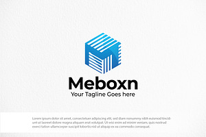 Meboxn Logo Template, a Branding & Logo Template by The Branding Fusion