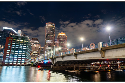 Evelyn Moakley Bridge and Fort Point