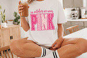 October We Wear Pink Breast Cancer, a Seasonal Illustration by Canvas Craft (Thumbnail 2 of 6)