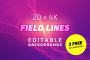 20x4K FieldLines Backgrounds 1, a Texture Graphic by graphicsoup (Thumbnail 1 of 5)