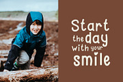 Hello Day - 2 styles + Bonus, a Sans Serif Font by LetterJos (Thumbnail 3 of 7)