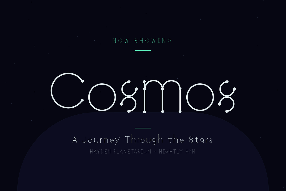 Orbit — Constellation Display Font, a Handwritten Font by Lettra Studio (Photo 4 of 18)