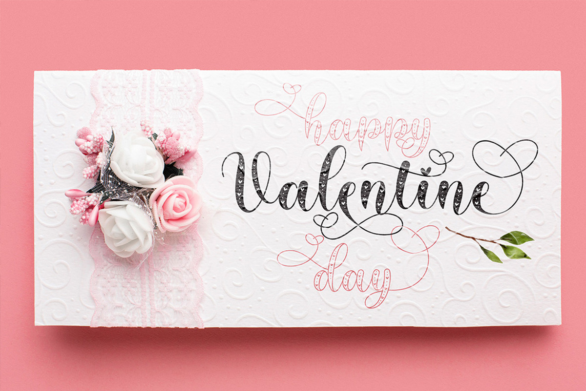 Rainy Love | Lovely Calligraphy, a Script Font by Almeera Std (Photo 2 of 10)