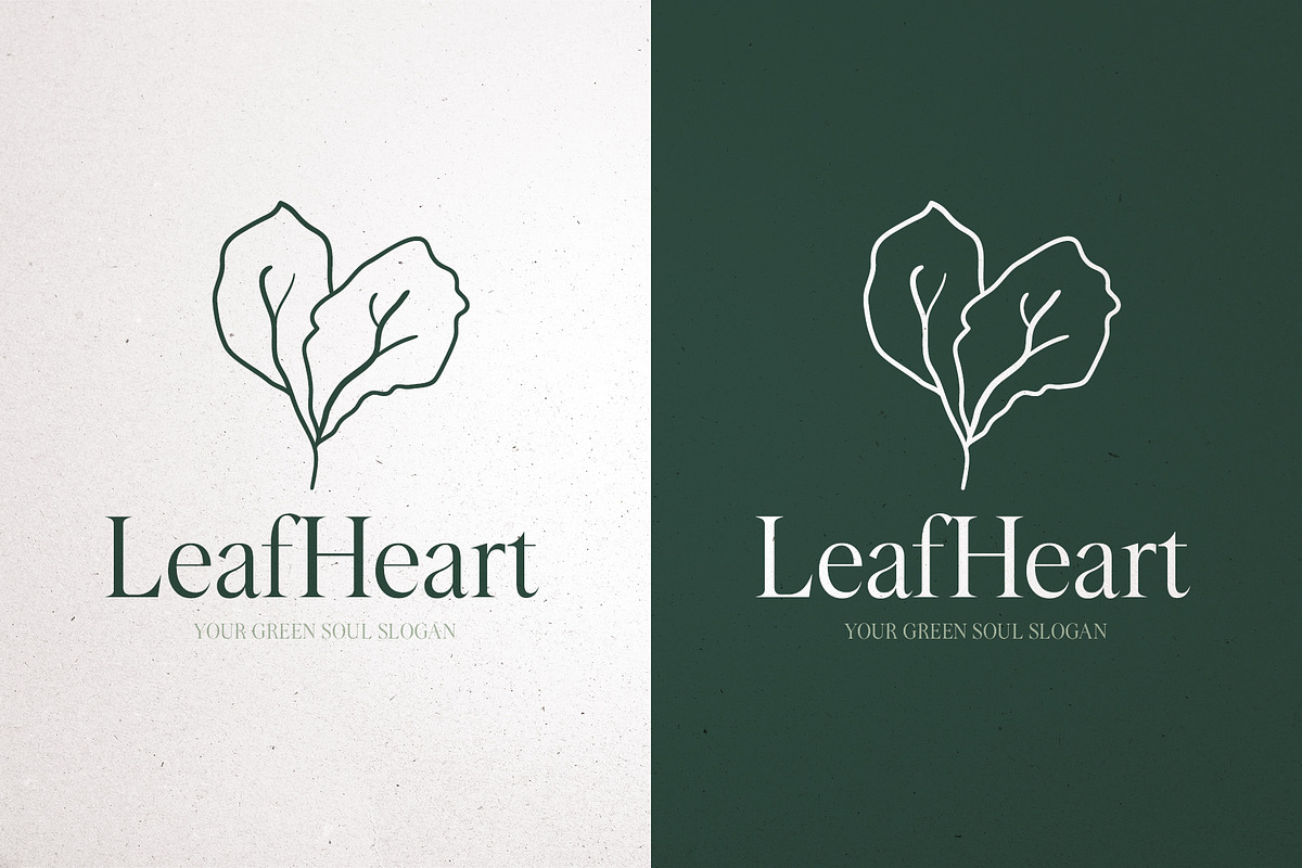 Organic Logo Template | Canva & AI preview 3
