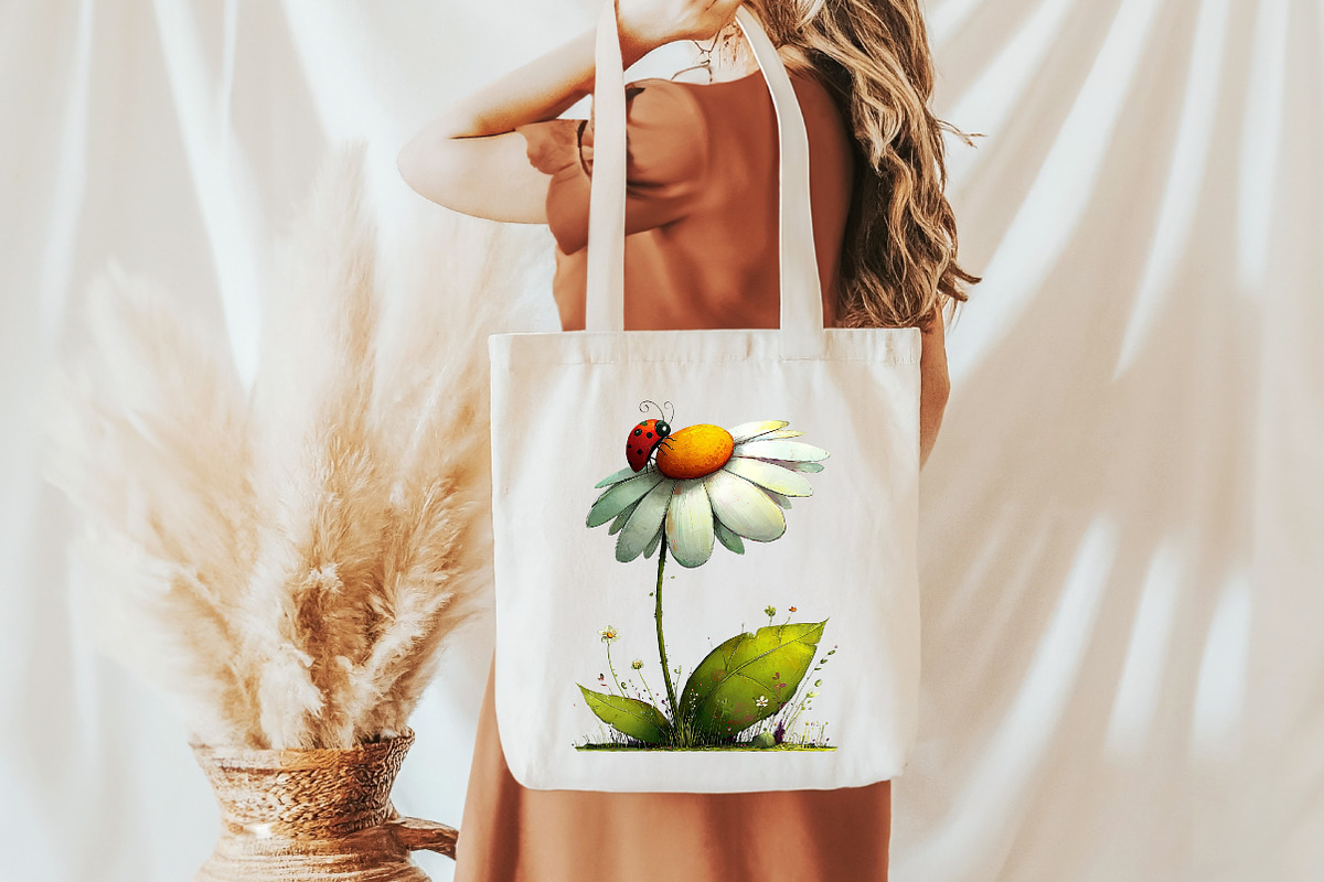 Whimsical white daisy Clipart, an Illustration by Designworld (Photo 8 of 8)