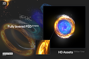 15 Optical Flares Pack, an Object Graphic by GothLab (Thumbnail 9 of 10)