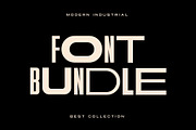 Modern Industrial Font Bundle, a Sans Serif Font by Andika Fez (Thumbnail 1 of 28)