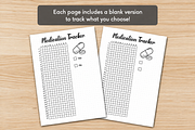 Mental Health Trackers Bundle, a Stationery Template by DreamyOverlay (Thumbnail 4 of 8)