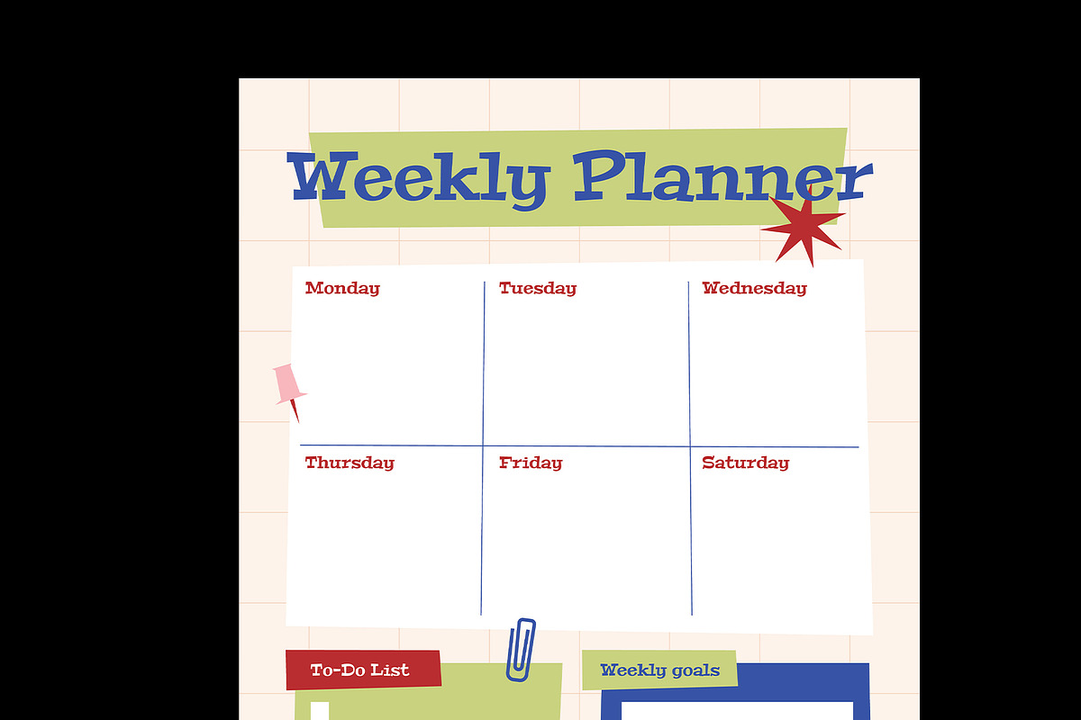 Daily & Weekly Planner, a Stationery Template by Neermana (Photo 4 of 4)