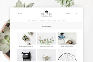 Filter - Art & Photography WP Theme