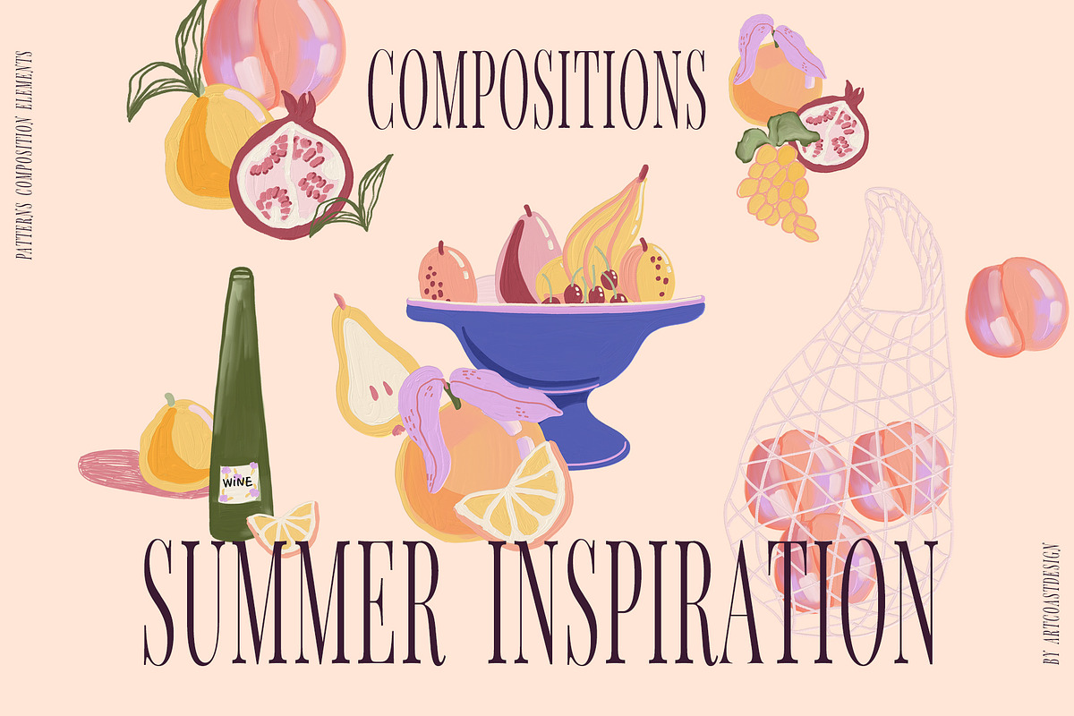 Acrylic Summer Inspiration, a Pattern Graphic by nadispasibenko (Photo 5 of 11)