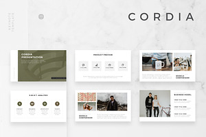 Cordia Minimal Keynote Template