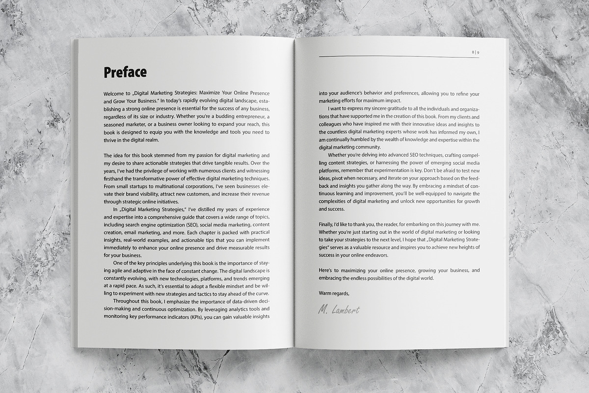 Plain Book Template, a Magazine Template by Template Temple (Photo 4 of 10)