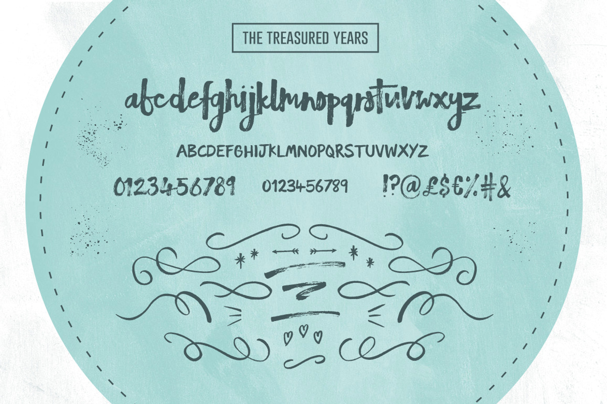 The Treasured Years Font Duo + Bonus preview 7