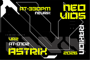 Astrix – Futuristic Display Typeface, a Sans Serif Font by Vroz Studio (Thumbnail 5 of 7)
