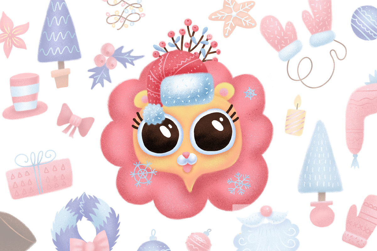 Christmas animal character creator, an Animal Illustration by Lana Sham (Photo 12 of 19)