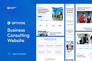 Business Consulting Website, an UI Kit Template by peterdraw (Thumbnail 1 of 7)
