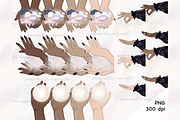 Moon Clipart, a Decorative Illustration by GlamArtZhanna (Thumbnail 3 of 4)